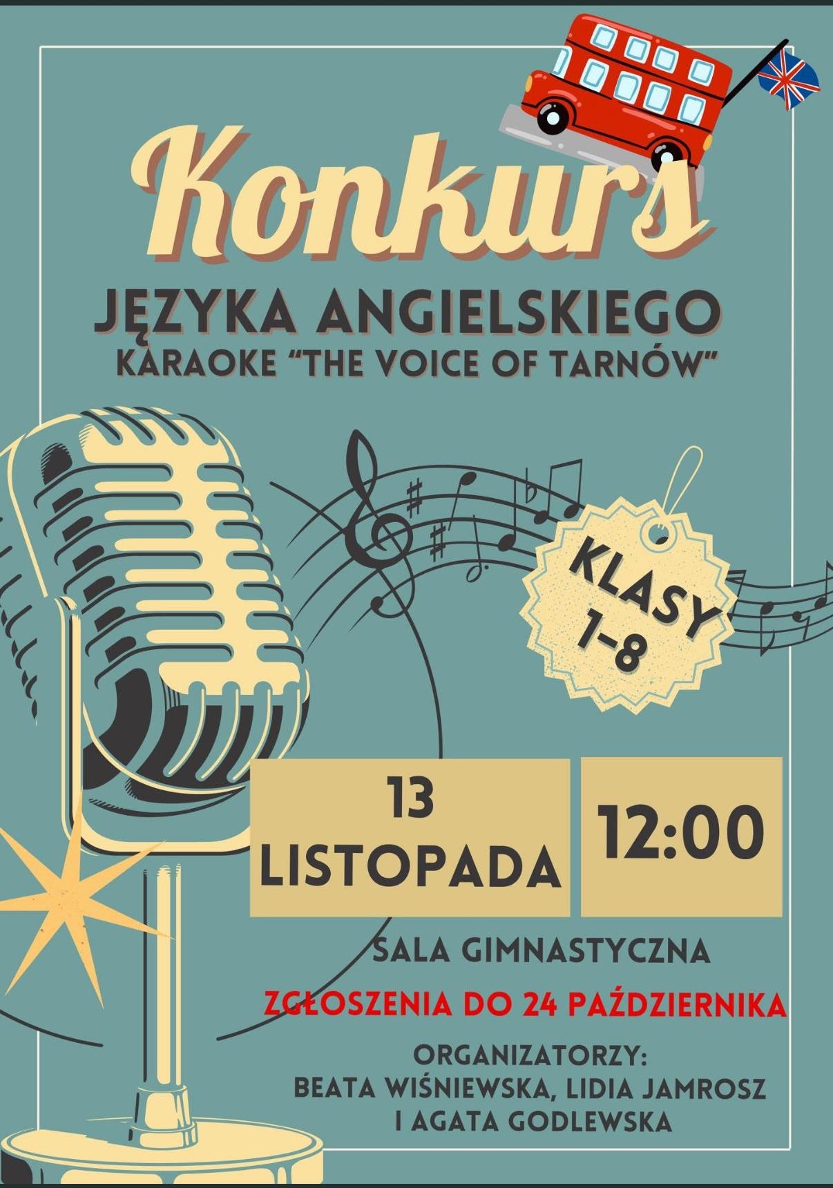 THE VOICE OF TARNÓW - Szkolny Konkurs Języka Angielskiego 