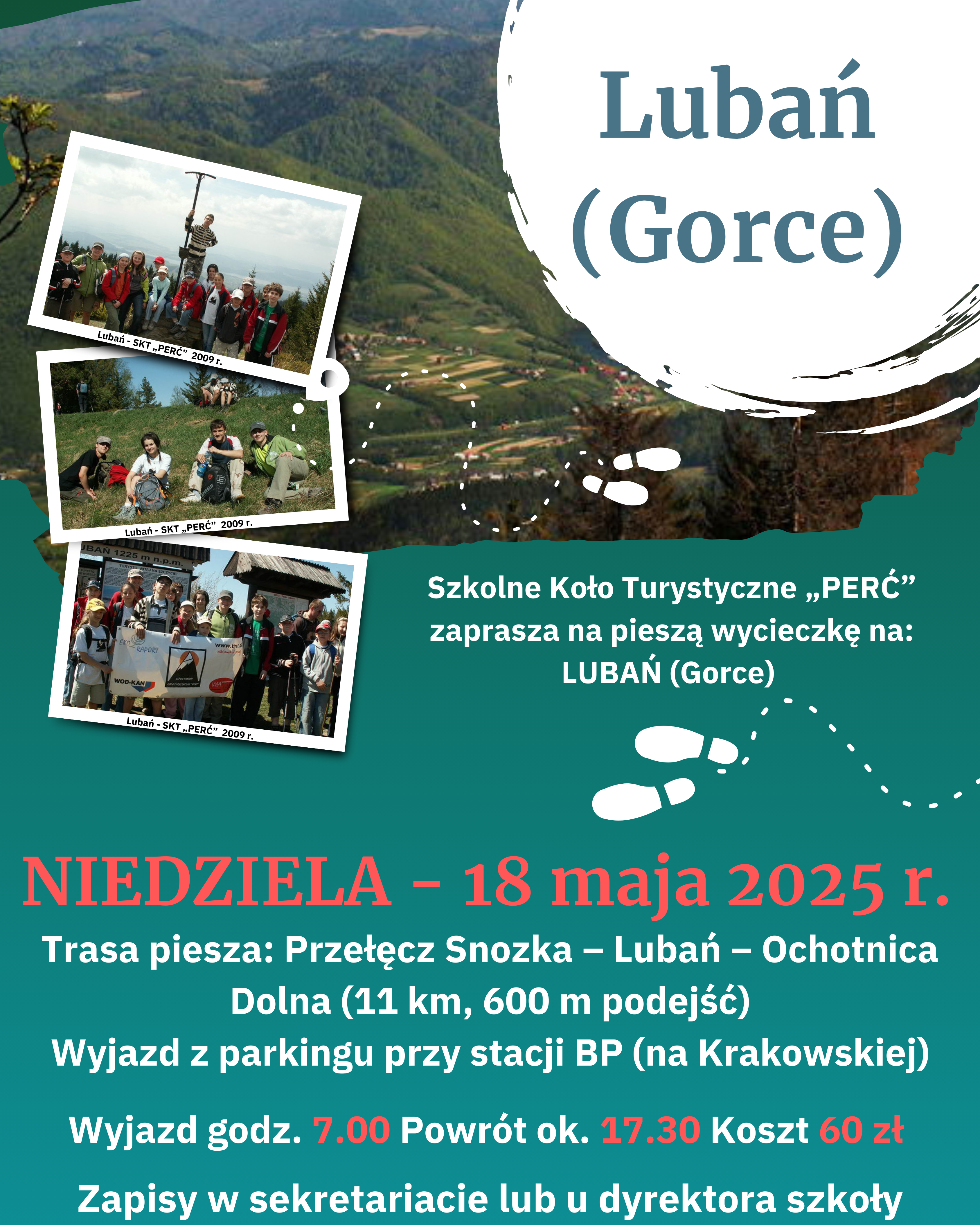 Piesza wycieczka - Lubań - ZAPRASZAMY