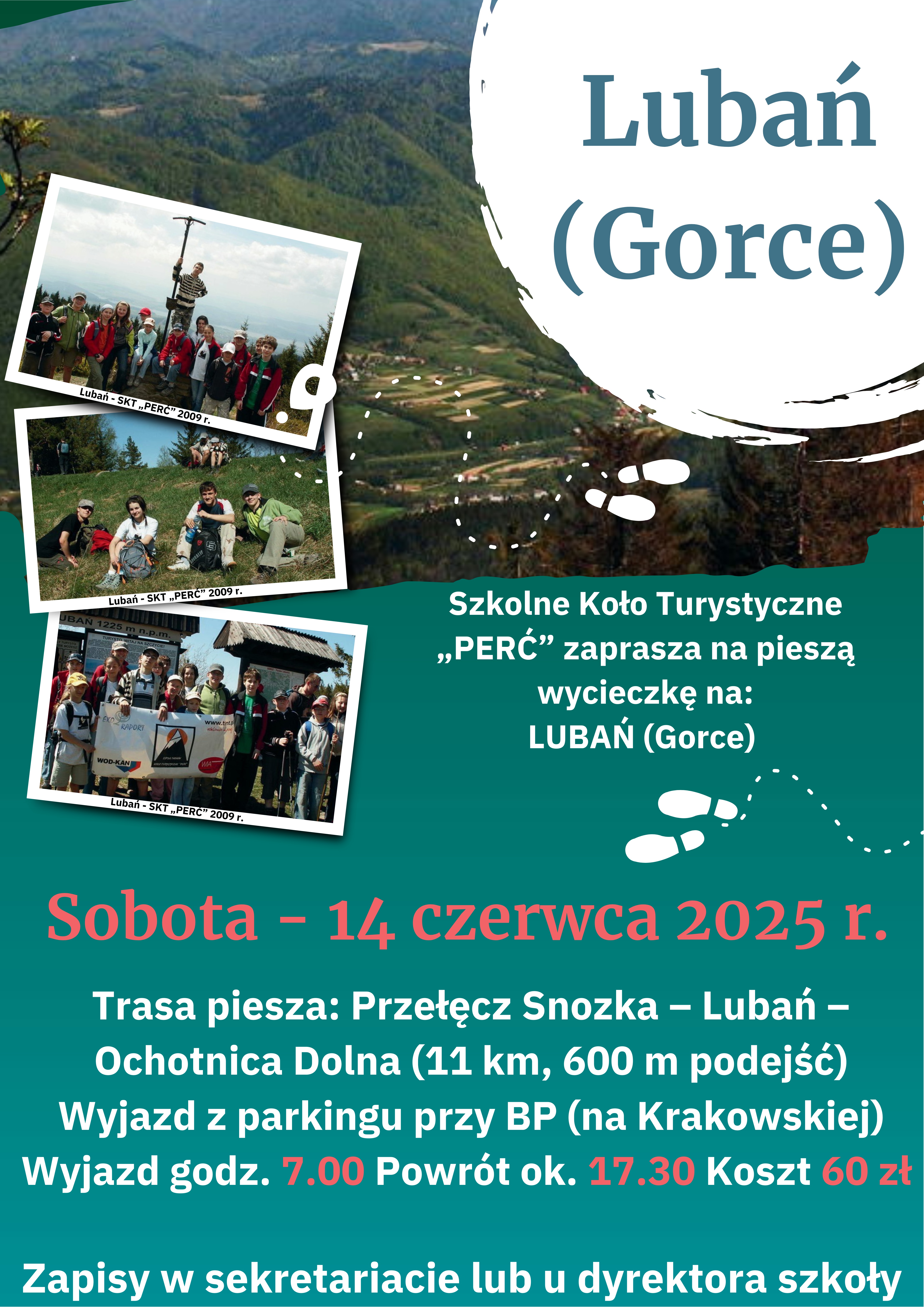 Piesza wycieczka - Lubań - ZAPRASZAMY